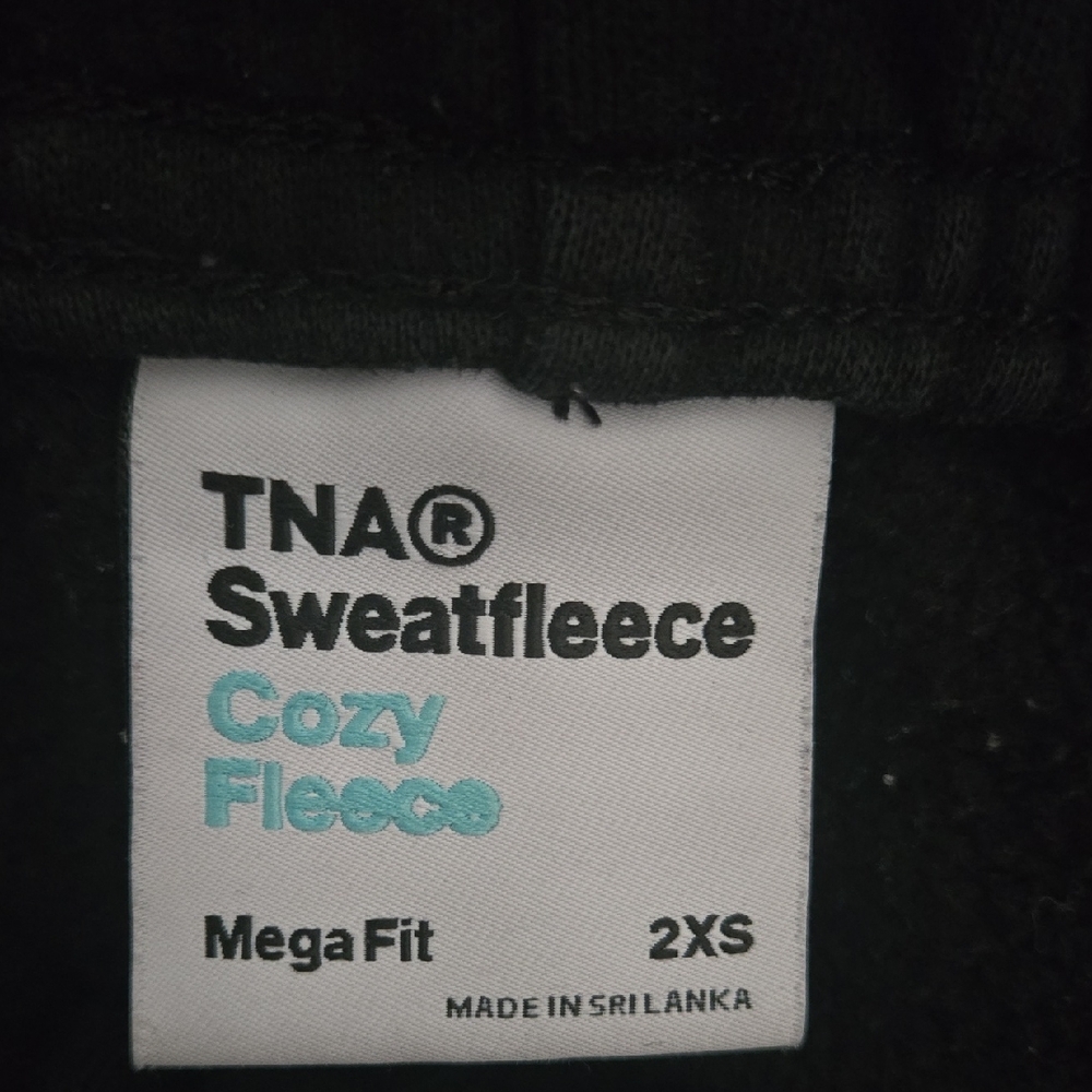 TNA Black Mega Fit Sweatfleece